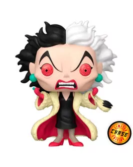Funko POP 101 Dalmatas Cruella De Vil CHASE 9 cm (Caja Dañada)