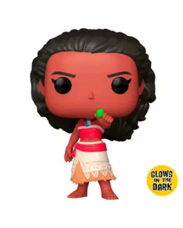 Funko POP Disney Vaiana Con Corazon De Te Fiti GITD 9 cm