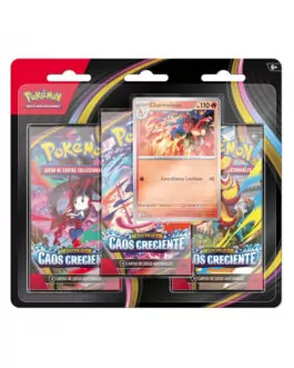 Pokemon Blister 3 Sobres de Mejora Caos Creciente
