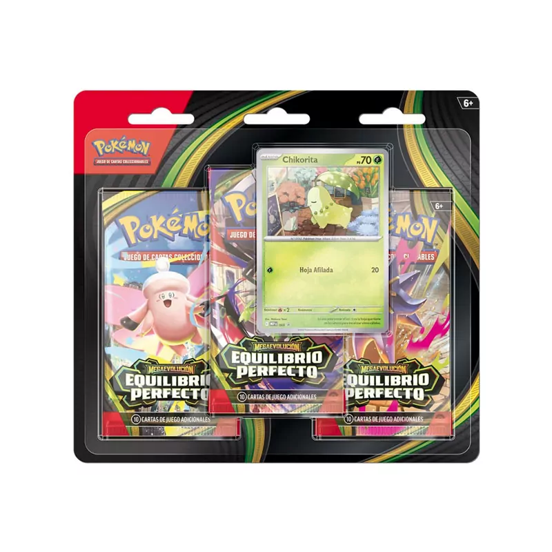 Pokemon Blister 3 Sobres de Mejora Equilibrio Perfecto