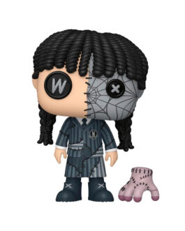 Funko POP Miercoles Addams Con Cosa Retales 9 cm