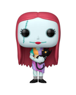 Funko POP Pesadilla Antes de Navidad Sally Con Gato 9 cm